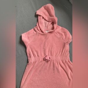 Hanna Andersson toweling dress with hood